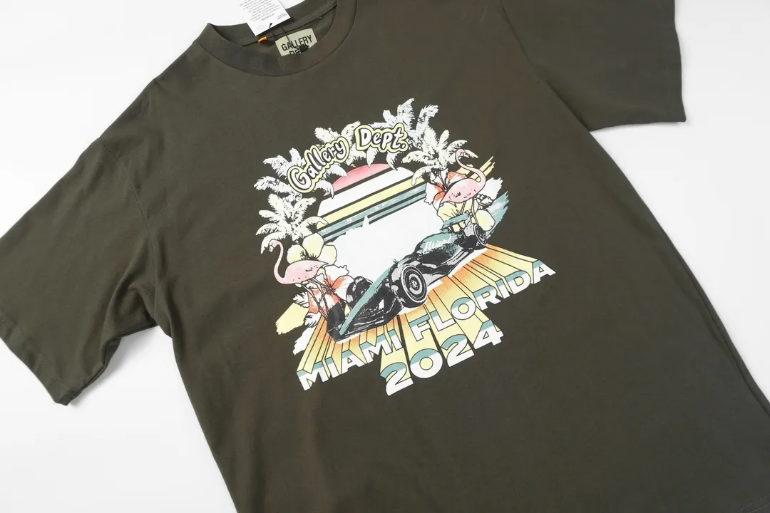 GALLERY.DEPT new summer short-sleeved model number: D3215p110 color: black code number: S M L XL